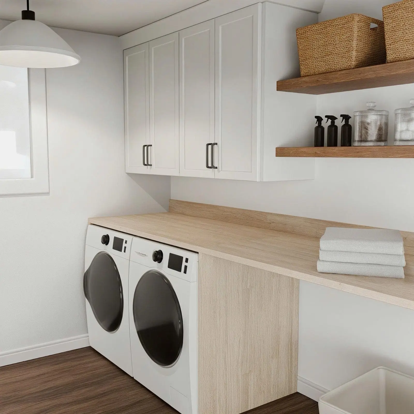 Butcher Block Backsplash
