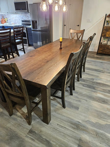 Bowerman Family Legacy Project- Live edge Pecan Dining Table