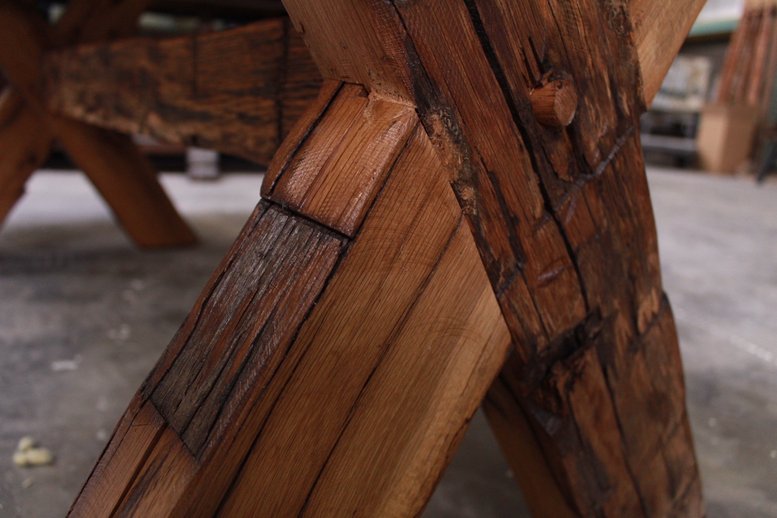The Rustic X Farm Table