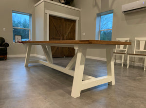 The Caden Trestle Farm Table