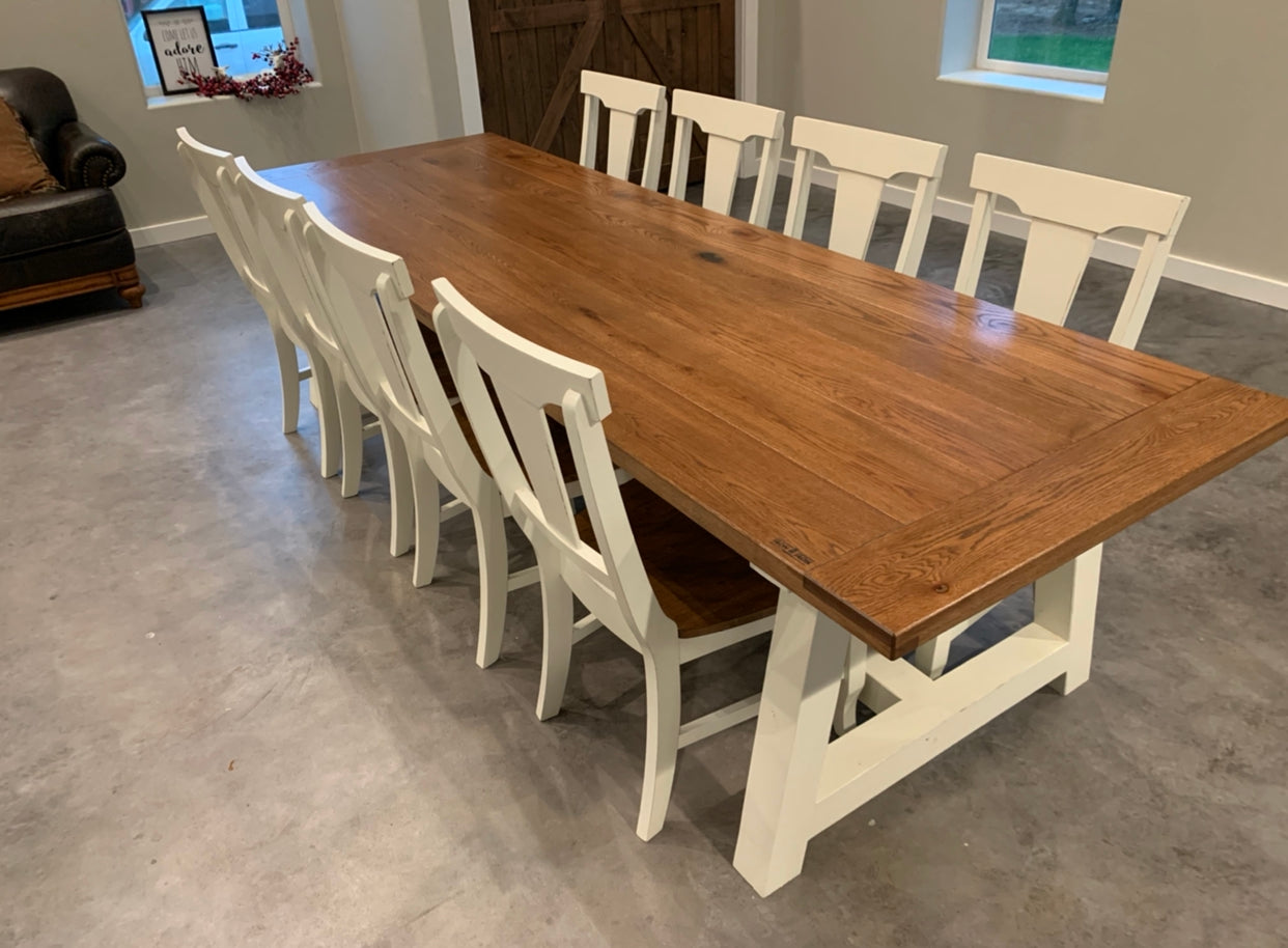The Caden Trestle Farm Table