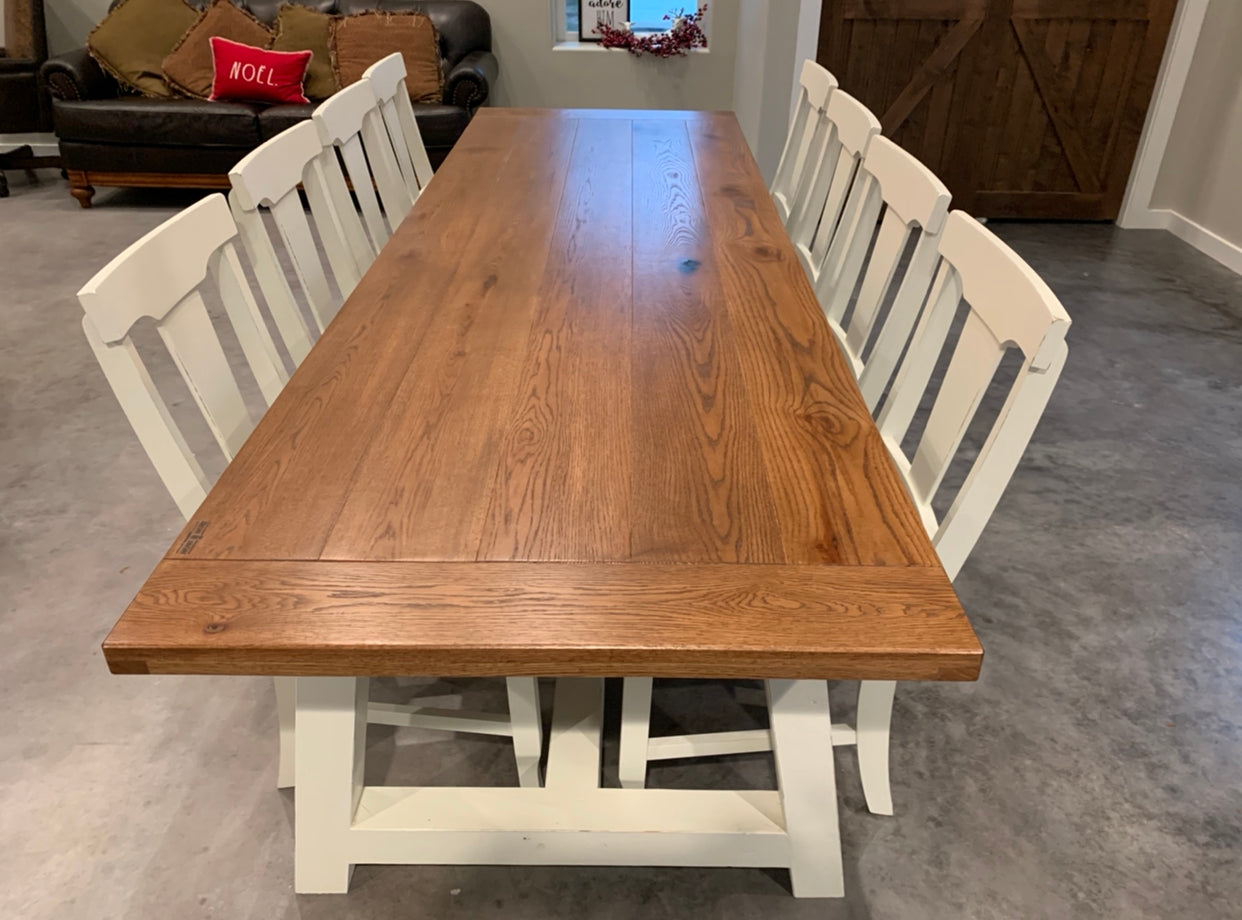 The Caden Trestle Farm Table