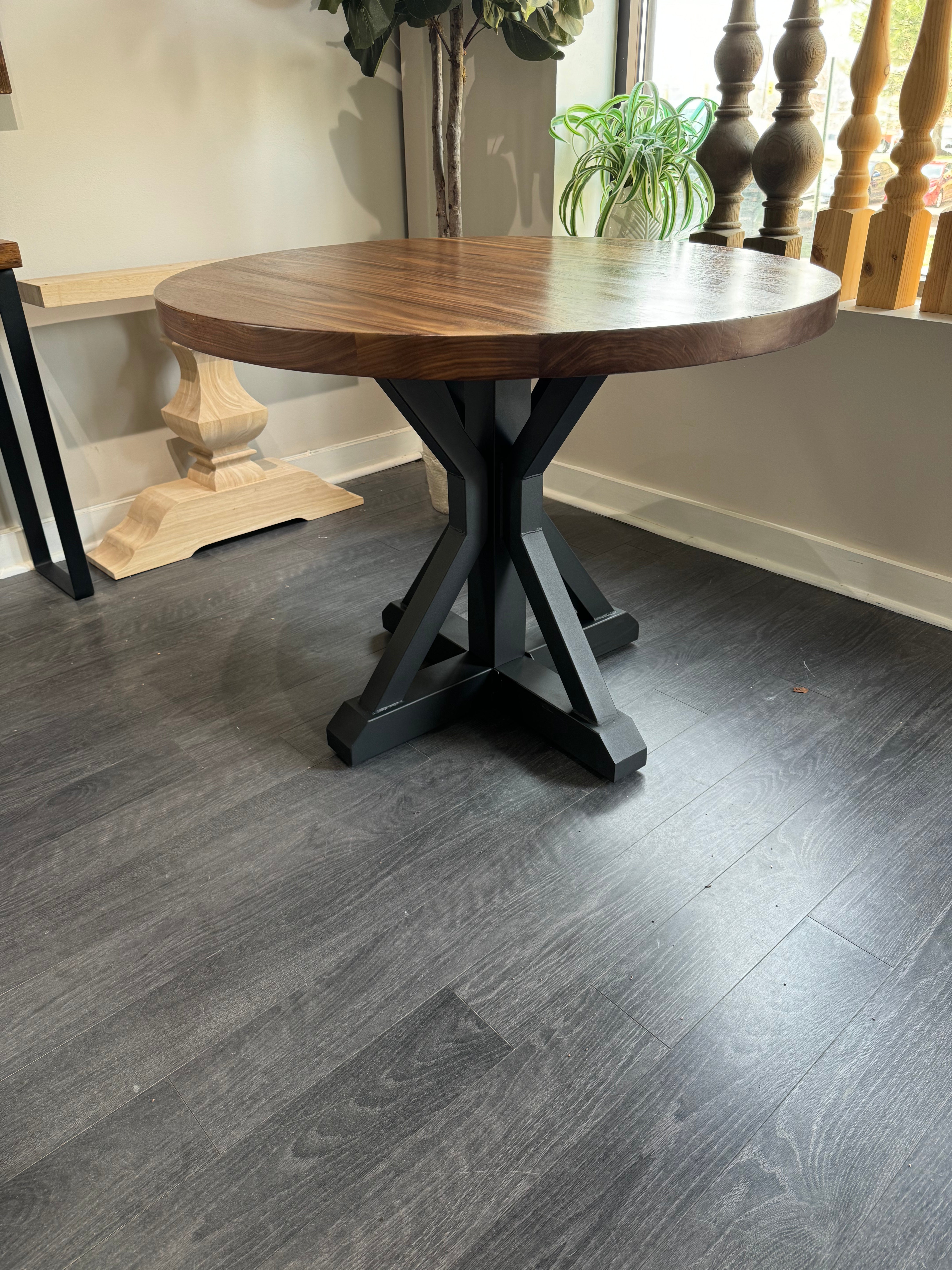 The Cara Round Pedestal Table