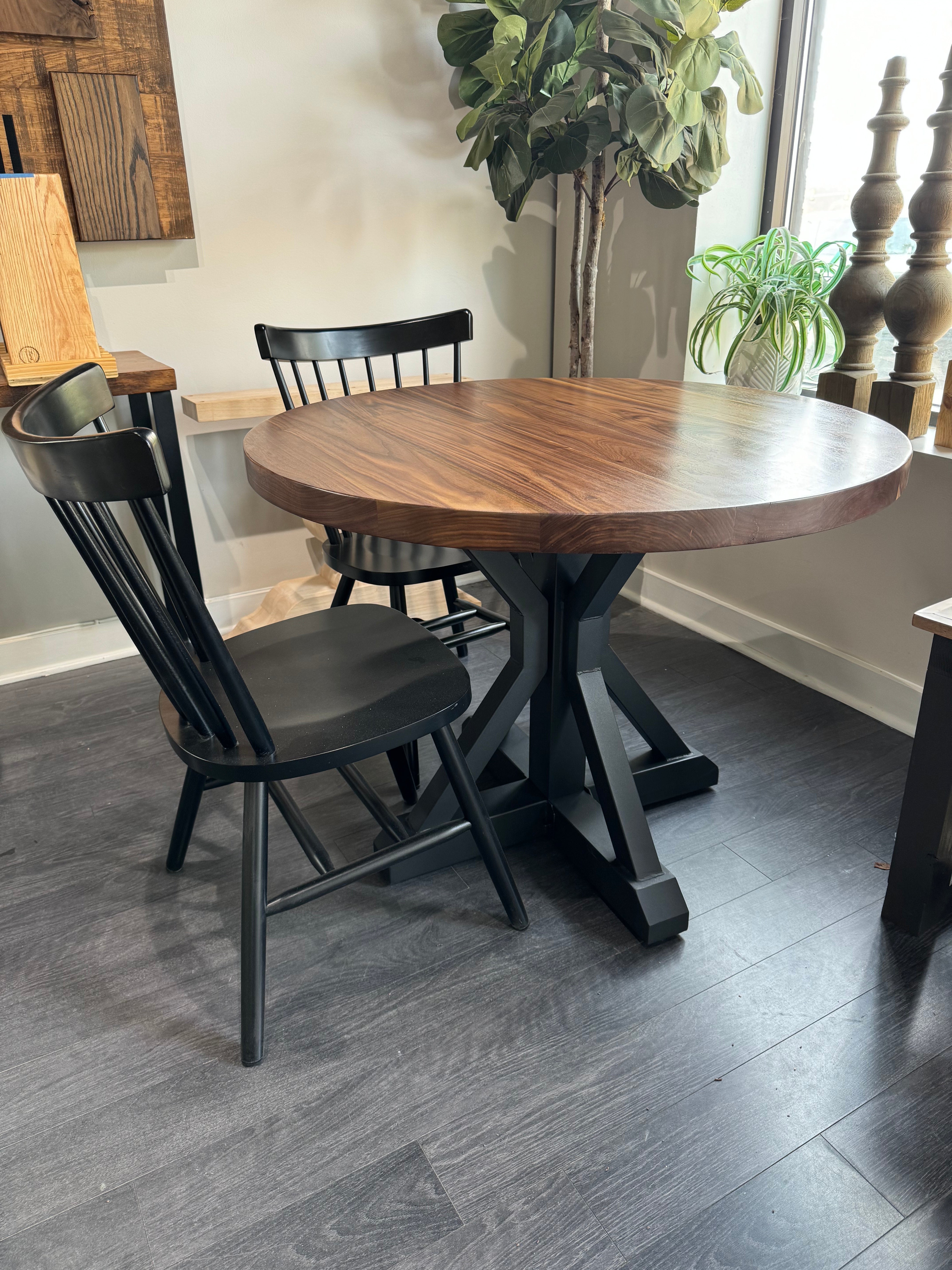 The Cara Round Pedestal Table