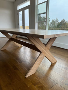 The Rustic X Farm Table