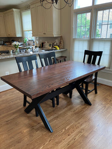 The Rustic X Farm Table