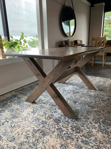 The Rustic X Farm Table